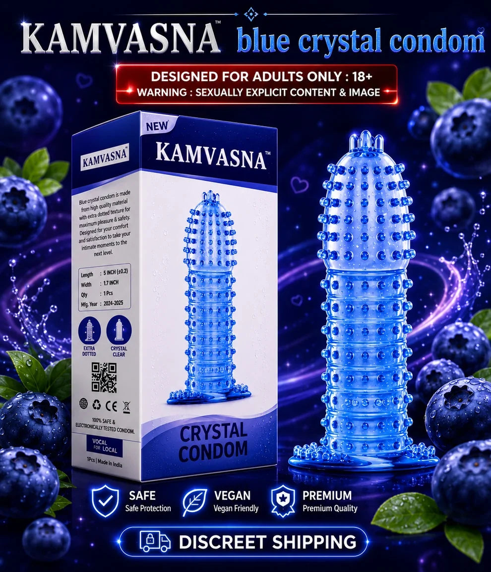 Crystal Silicon Doted Condom Reusable