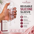 6inch Transparent Silicone Condom|| Washable And Reusable